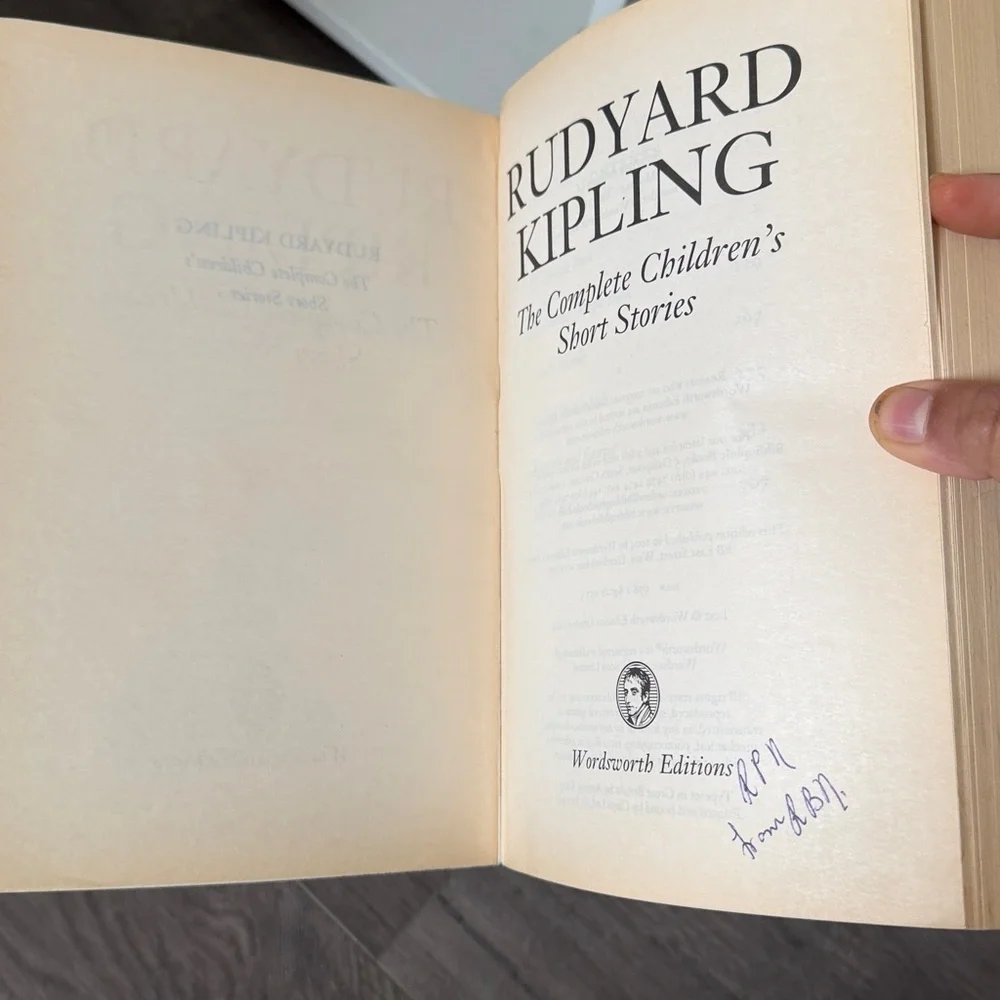 Rudyard Kipling Children's Short Stories Book